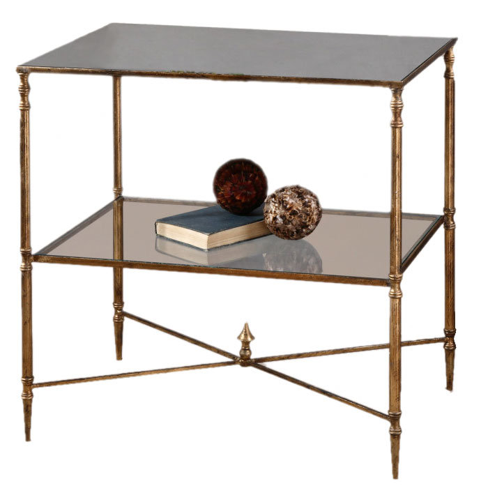 Birch Lane™ Alie 26'' Tall Glass End Table & Reviews Wayfair